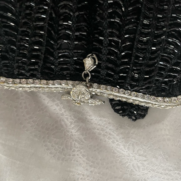 CLARA KASAVINA BEAD WOVEN EVENING HANDBAG - Picture 15 of 15